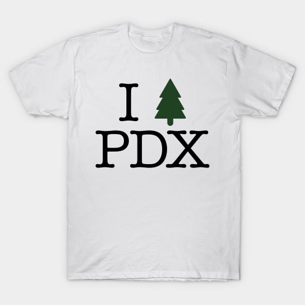 I Love PDX T-Shirt T-Shirt by HolidayShirts